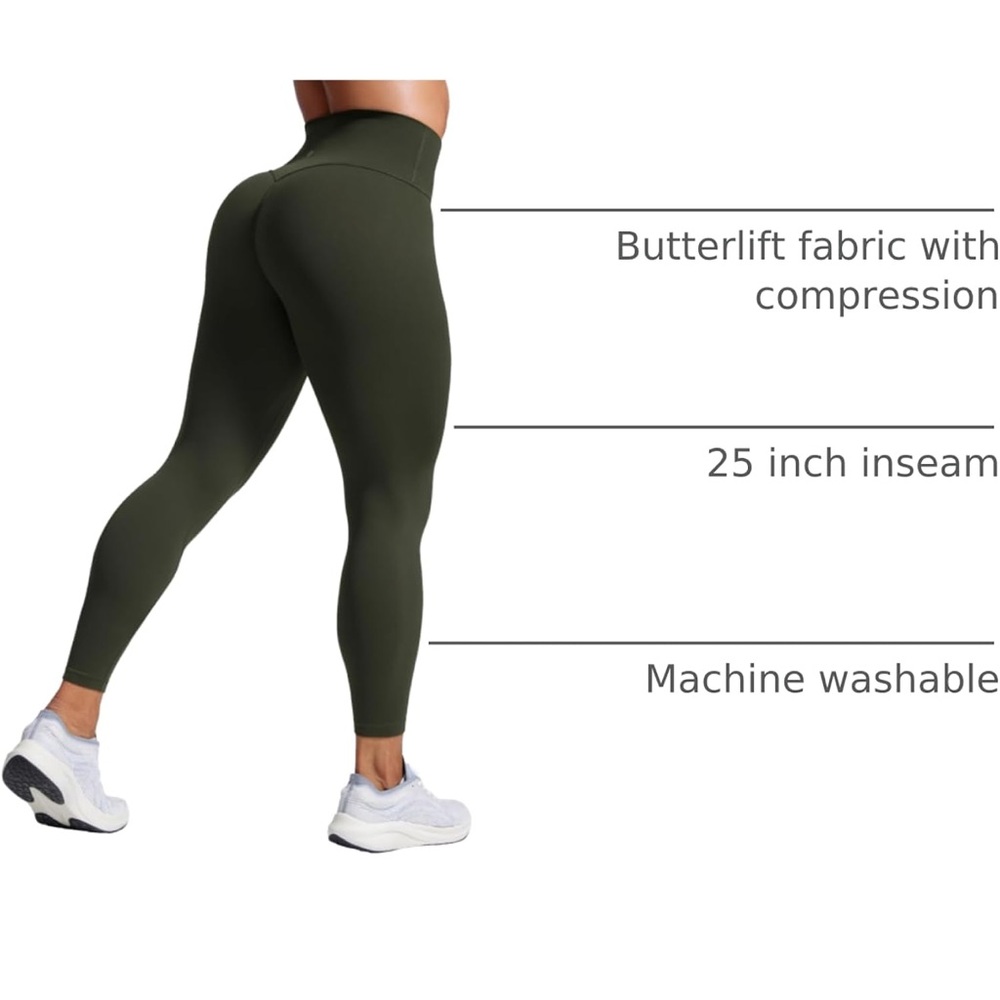 CRZ Butterlift Secretsculpt Subtle Scrunch Leggings 25'' - Picture 10 of 15